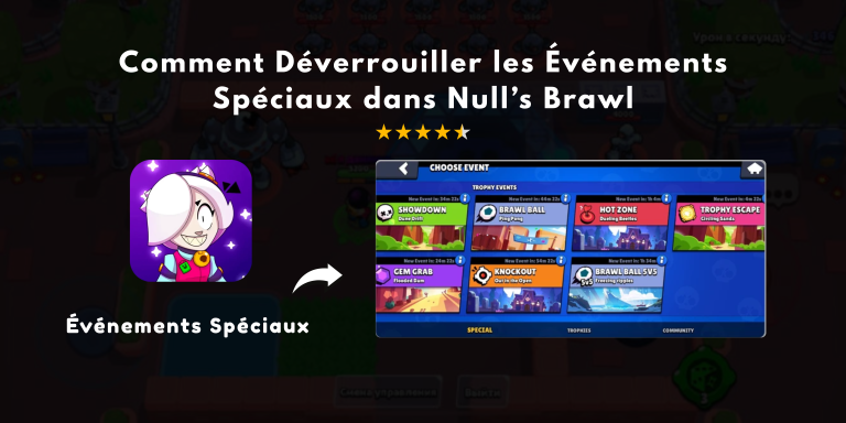 Comment Déverrouiller les Événements Spéciaux dans Null’s Brawl